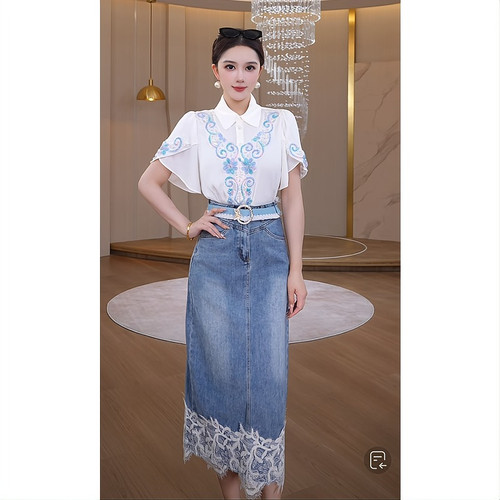 芙娜妮新中式套装女夏