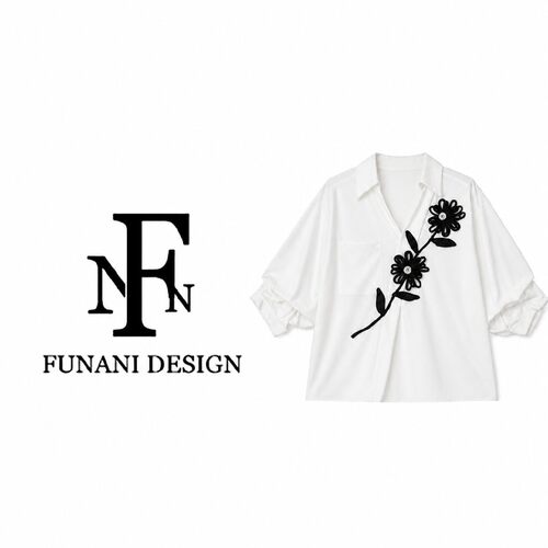 【芙娜妮】2026新款气质衬衣新中式女上衣春夏款短袖F2610876A