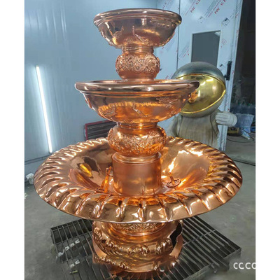 欧式黄铜喷泉雕塑景观