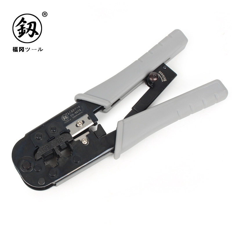 供应福冈工具网络水晶头压着钳电话网线端子压接压线钳子8p6p