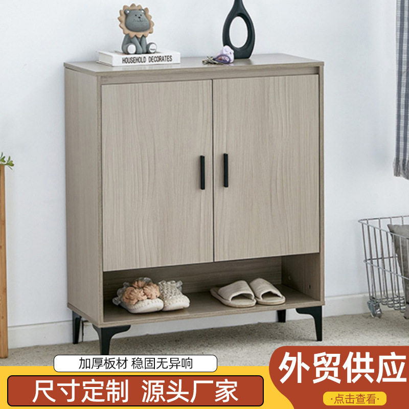 轻奢鞋柜现代简约家用门口大容量组装鞋柜省空间收纳玄关柜子