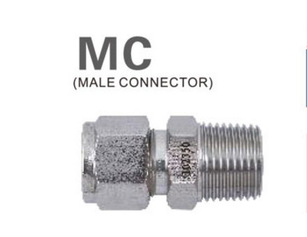台湾沅亨JPE卡套外牙直通接头MC系列BS6-MC1202-R