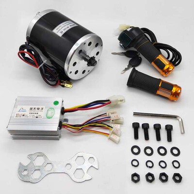 48V1000W改装电动小型卡丁车有刷直流高速电机控制器油门套件
