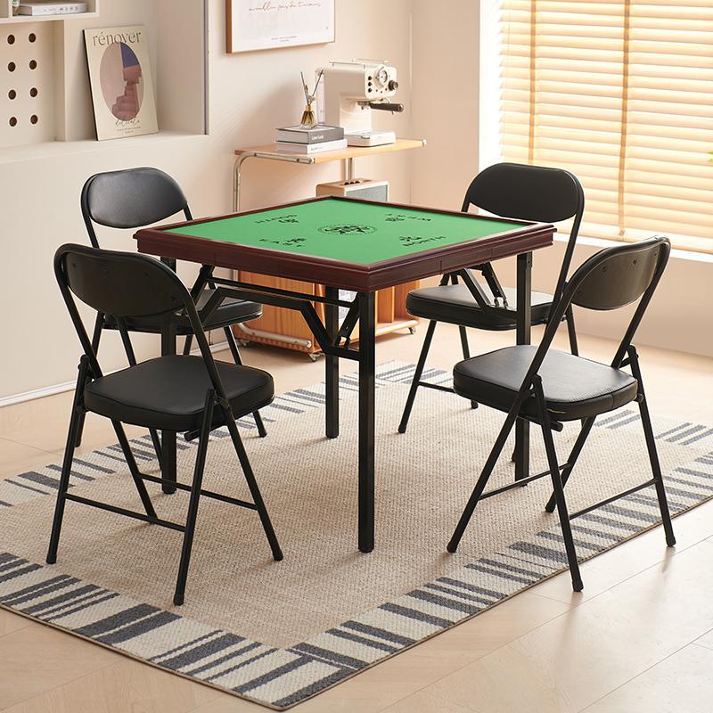 【新款带抽屉】家用折叠麻将桌加厚静音正方形掼蛋专用桌棋牌娱乐图片