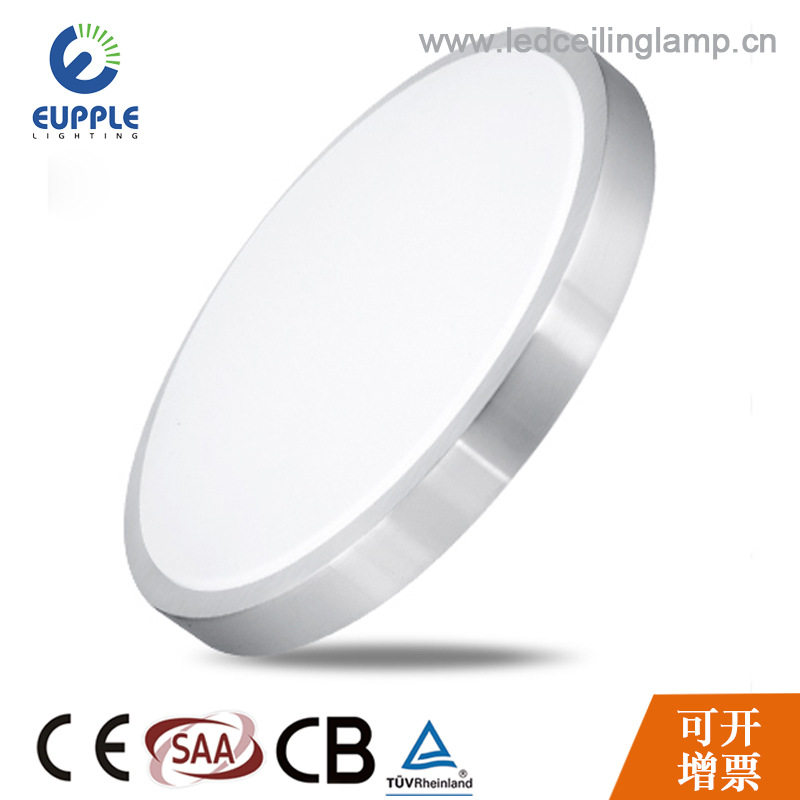 跨境圆形LED吸顶灯铝材单层铝卧室灯简约阳台厨卫灯