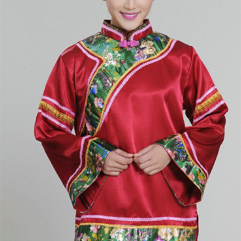老太太演出服媒婆表演服开心阿奶丑婆婆舞台演出服老太太戏剧服装