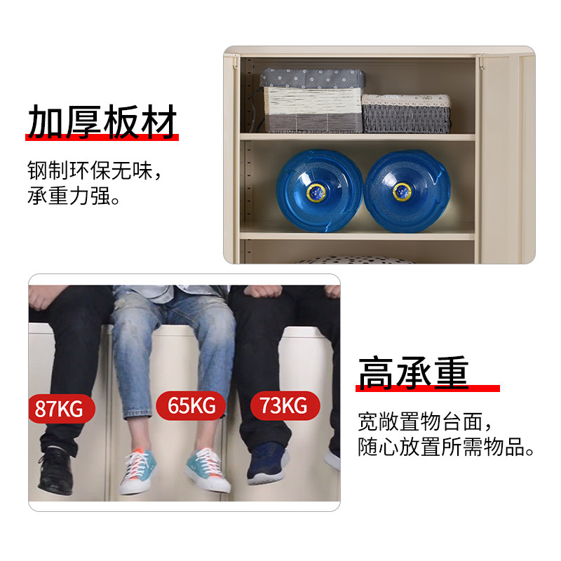 阳台柜子储物柜防晒防潮杂物钢制家用多功能收纳柜鞋柜带门