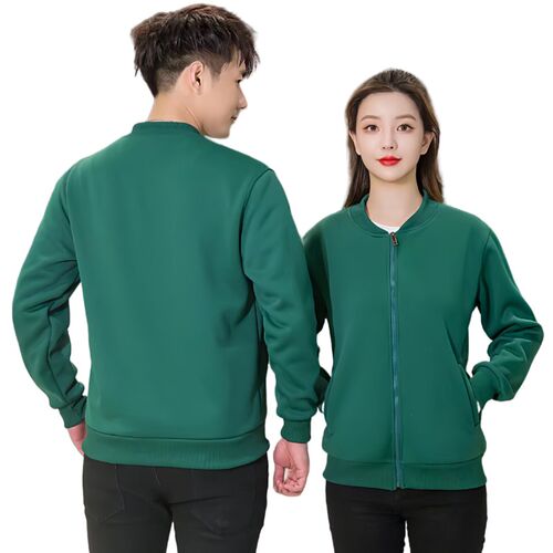 理想汽车工作服4s店员工服工装定制绿色夹克卫衣外套上衣服装秋季