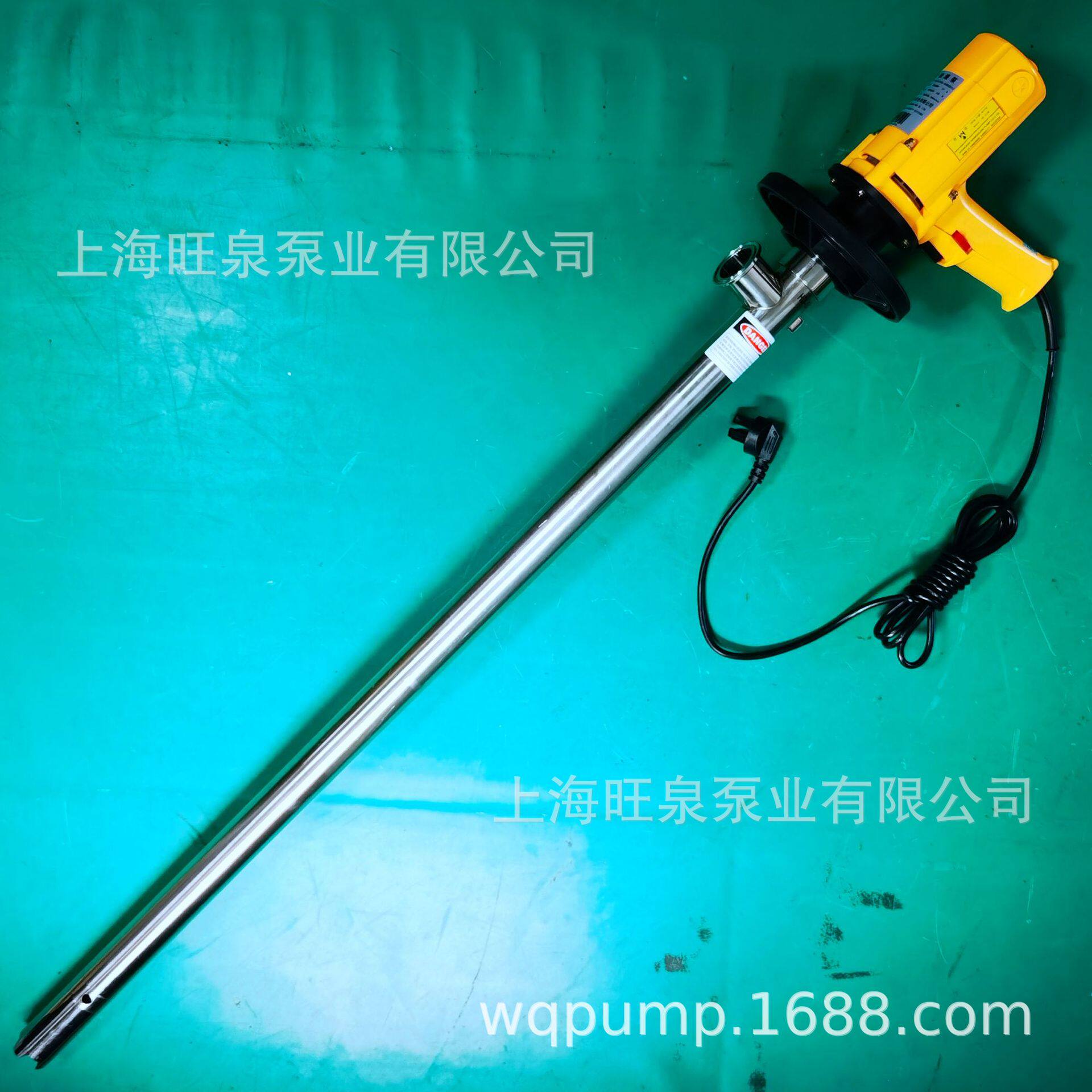 上海旺泉SB-370W+HD-SS316L-1000 3AHP卫生级电动抽液泵、调速泵