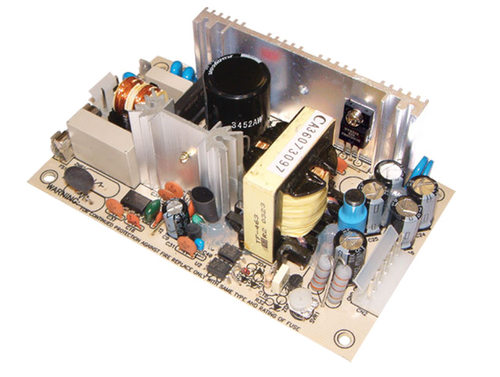 台湾明纬PD-65B 65W 5V 24V 稳压PCB裸板双路电源 5V6A+24V2.6A