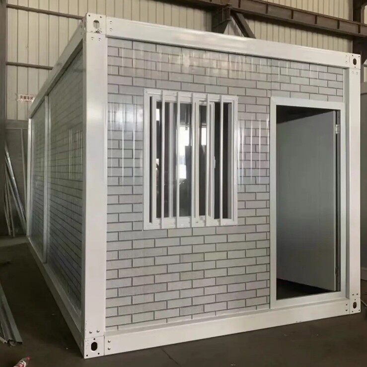 集装箱移动房住人活动简易板房家用组合屋集成房屋工具房箱房砖色