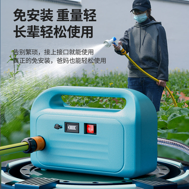 浇菜神器浇水机抽水机农用灌溉充电式抽水泵浇地新型农村田地菜地