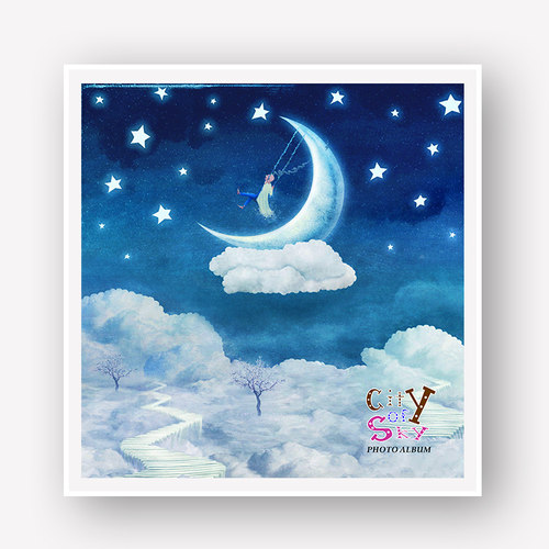 自粘式相册本覆膜宝宝相册不限尺寸diy手工纪念册情侣相册送照片