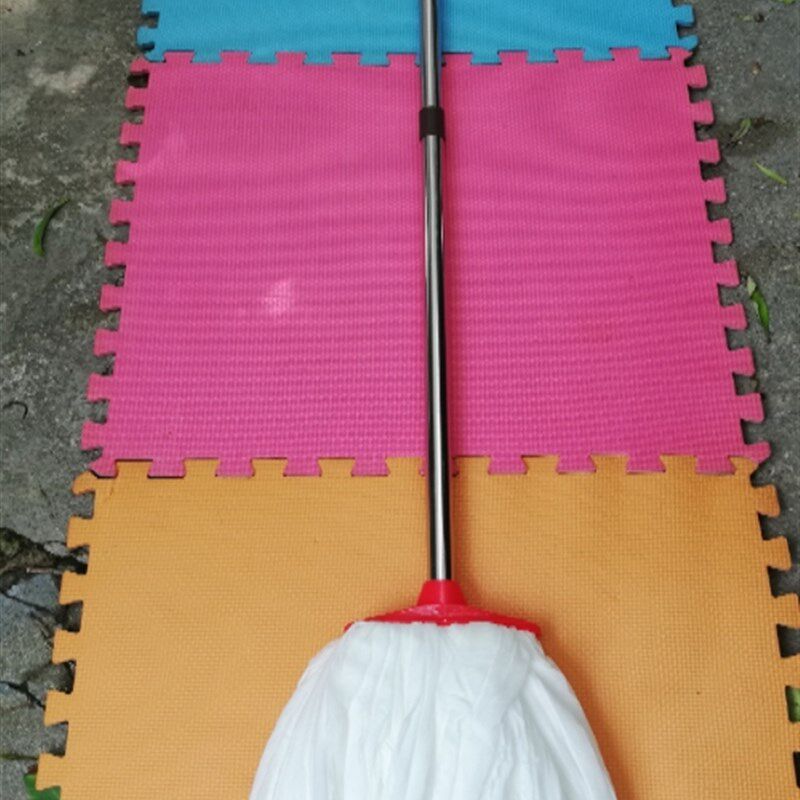 福宝拖把头 无纺布地拖头不掉毛水拖 拧水地拖客厅厨房拖把替换头图片