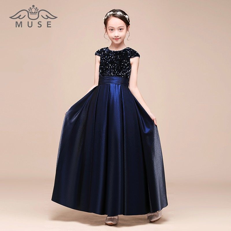 儿童礼服女钢琴表演服装主持人唱歌朗诵演讲比赛女童晚礼服公主裙