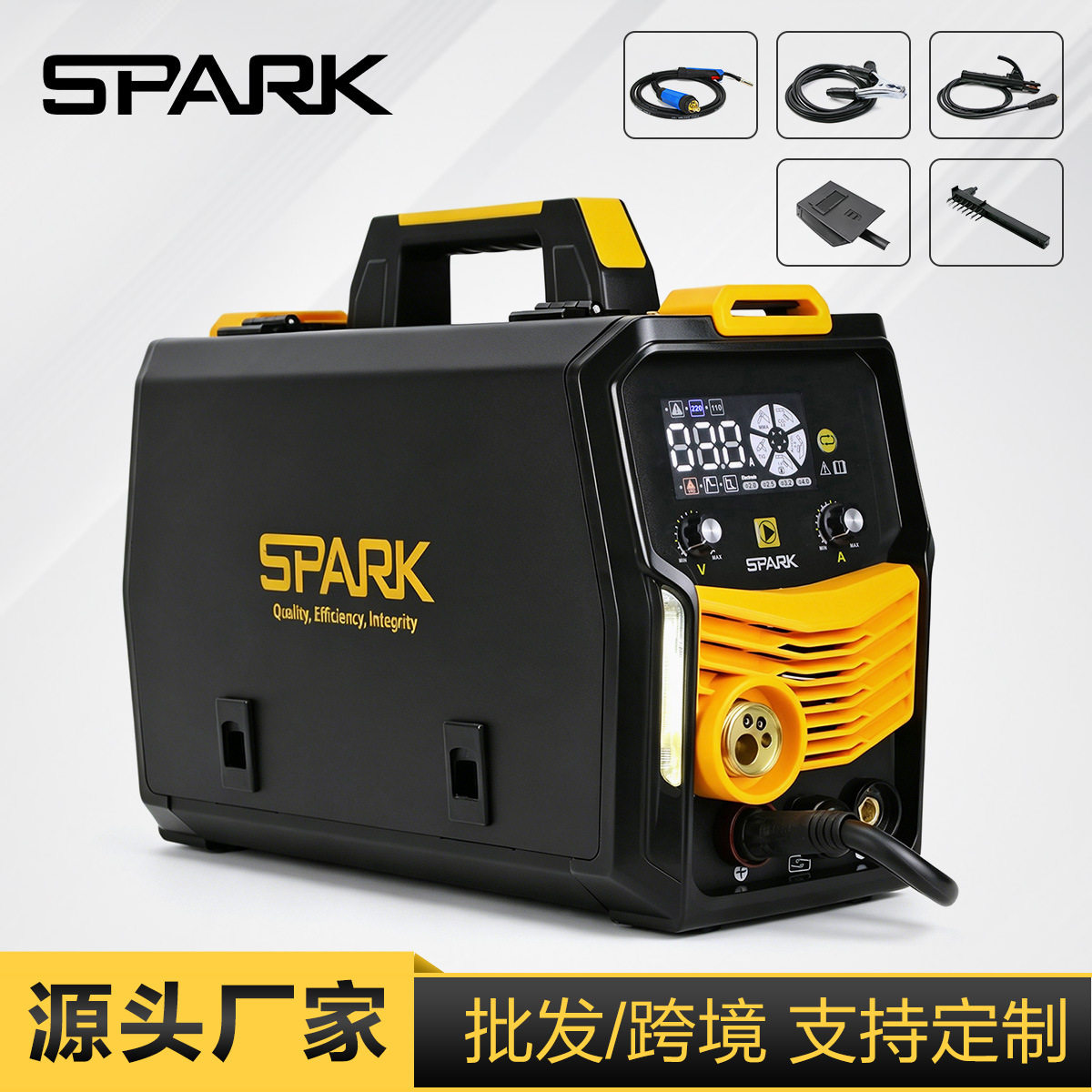 跨境搜SPARK有气无气二保焊机电焊机一体多功能氩弧焊MIG-315PRO图片
