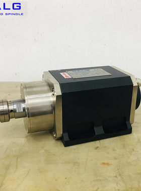 2.20KW磨刀机磨削夹砂轮电主轴 12000转水冷方形高速精密主轴