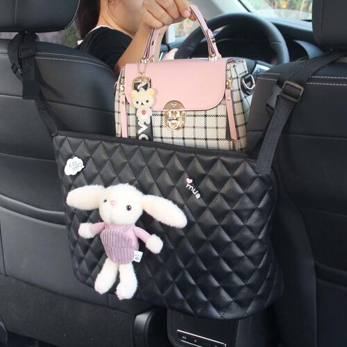 汽车座椅间包包兜车载收纳挂袋可爱椅背置物袋女车内装饰用品大全