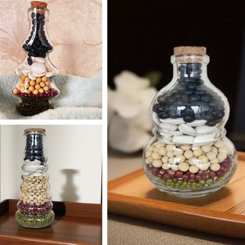 乔迁之喜五谷丰登搬新家新居装饰入宅仪式用品新房杂粮布置摆件