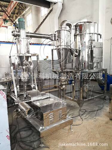 粉碎均匀无存料 半枝莲高效粉碎机 300目穿心莲超微粉碎机