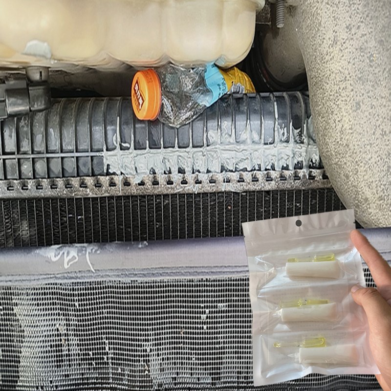 汽车冷却水箱漏水修补专用胶发动机散热器水箱塑料裂缝沙眼补漏胶