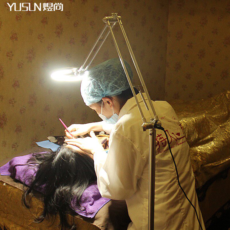 LED美容纹绣落地灯冷光修眉美甲美睫灯纹眉纹身修脚护眼专用台灯
