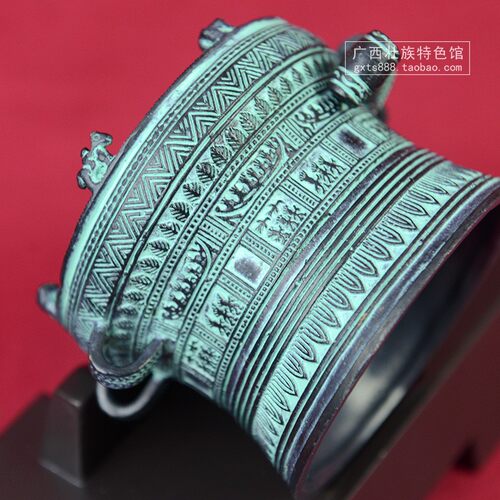 广西铜鼓壮族民族特色工艺品装饰摆件出国送友人老外同事朋友礼物
