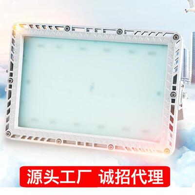 加油站led防爆泛光灯投光灯户外防水车间50W100W200W厂房油漆照明
