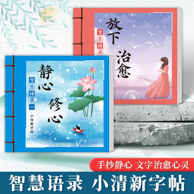 【智慧语录字帖】成人静心解压行楷硬笔手写体女生字体练字贴JC