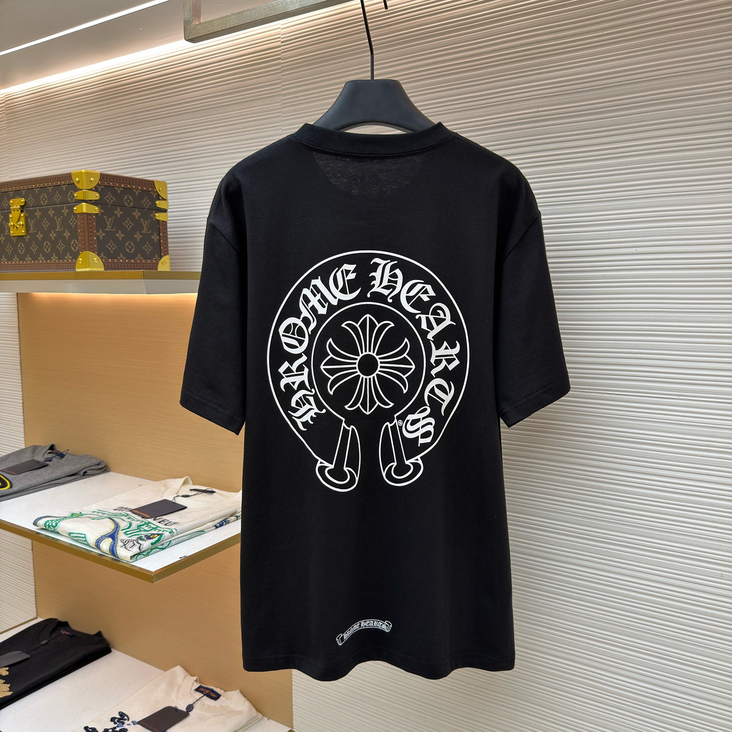 CH正确版梵文印花短袖T恤男女款