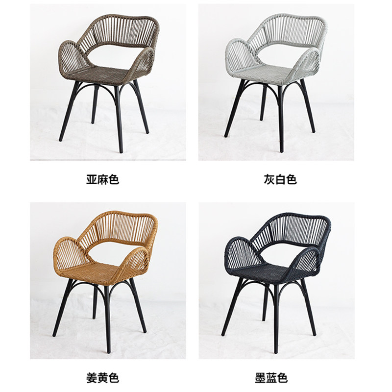 唯美花园茶几三件套摇椅桌椅套件户外花园客厅阳台夏季清凉新品
