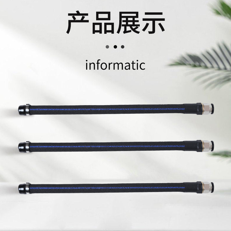 噪立静真空发生器排气消音器气缸电磁阀铜塑料节流长平头气动