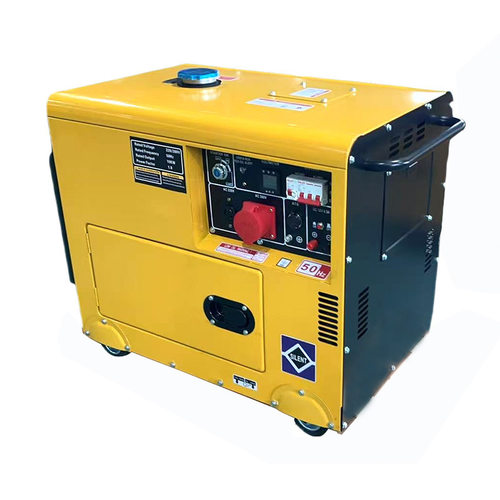 新便携式工厂矿山户外5 6 7 8 10KW小型静音柴油发电机组220V380V