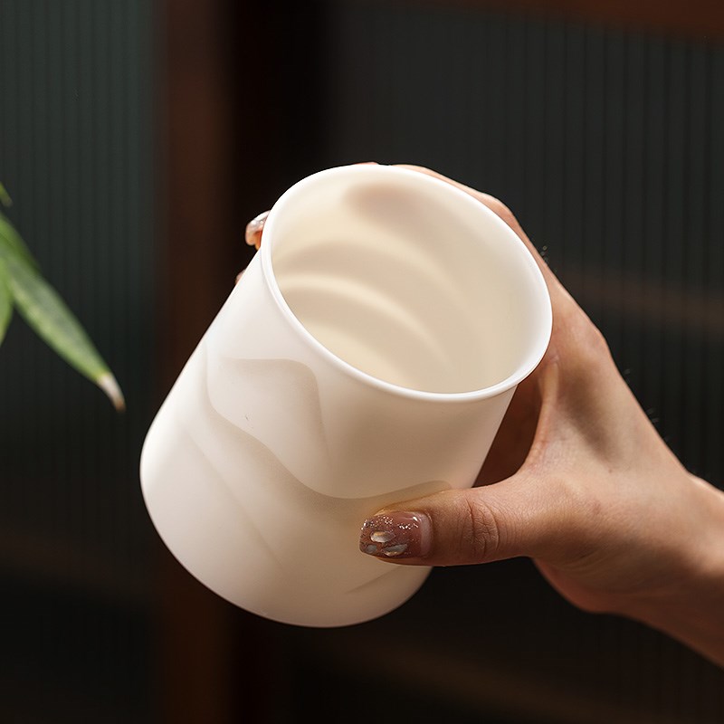 一品仟堂 羊脂玉白瓷六君子套装功夫茶具茶道配件茶刀茶则茶针勺