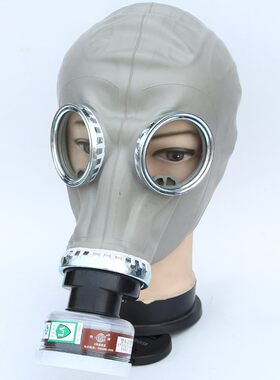 普达防毒全面具罩喷漆化工消毒甲醛火灾消防军防毒面具劳保面罩