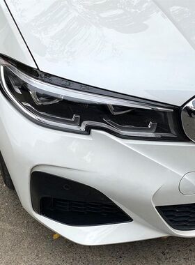 适用05-23款1系2系3系5系X1X3X4X5X6新款老款前大灯灯眉车贴改装