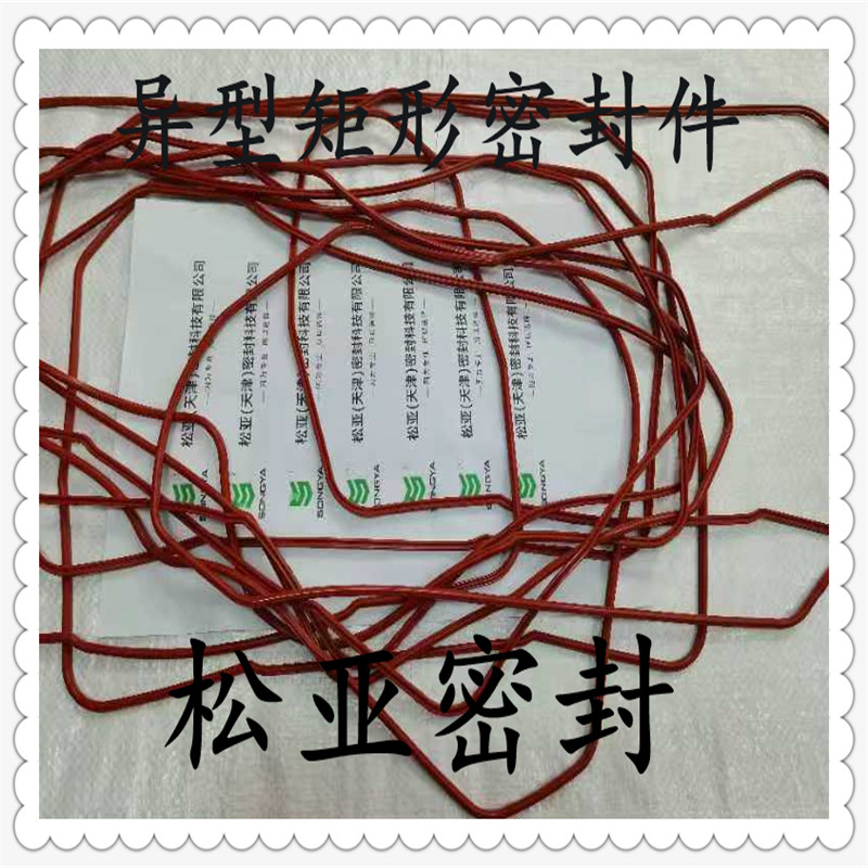 订制异型非标矩形密封圈 截面门拱形密封件定做 矩形方形油封