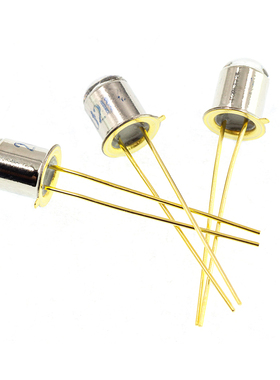 2CU2B硅光敏二极管 硅光敏接收管 光控电路 晶体管880nm 金属封装