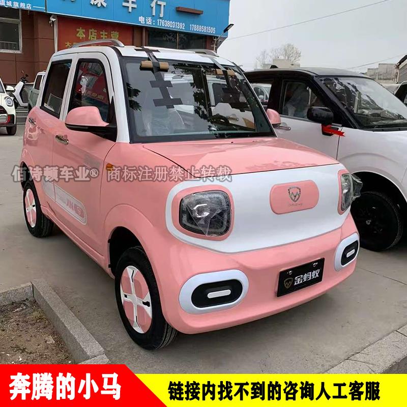 金彭奔腾的小马电动四轮车前大灯中网雾灯金蚂蚁全封闭四轮车配件