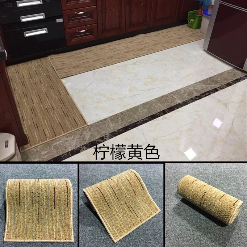 华德细条纹厨房地毯门厅进门地垫浴室门口垫防水防滑脚垫定制尺寸