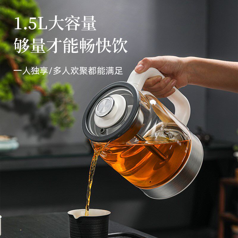 朴凌底部上水壶全自动电热水壶家用玻璃烧水壶抽水泡茶专用电茶炉