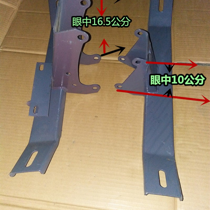 三轮摩托车改装车 110150发动机固定架弹簧软连接吊机安装架配件