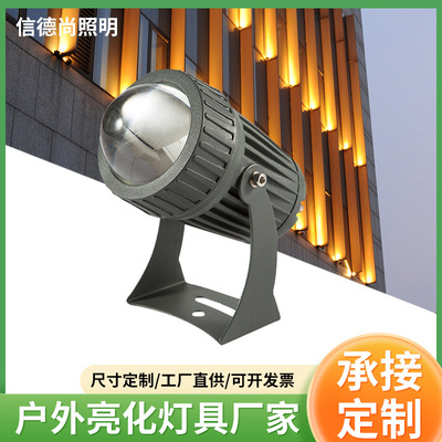 LED聚光灯户外防水墙亮化投光灯防水远射大厦楼体照明聚光远射灯
