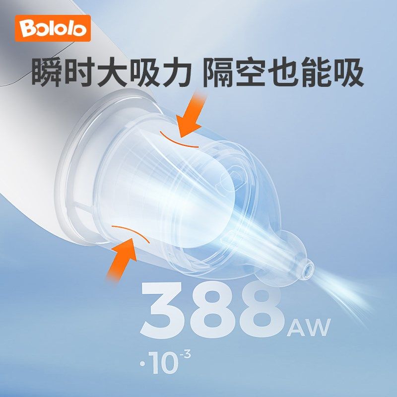 波咯咯电动吸鼻器新生婴儿幼童专用清理鼻涕屎家用宝宝通鼻塞神器