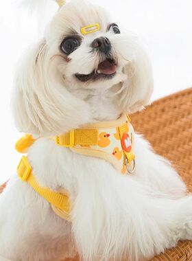 小狗狗牵引绳外出胸背带泰迪比熊贵宾幼犬遛狗链宠物背心式猫绳子