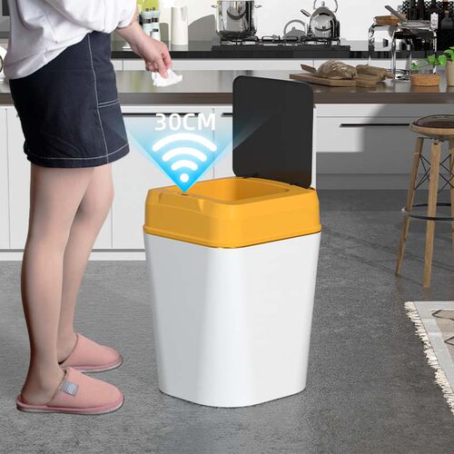 带盖感应式智能垃圾桶家用卧室客厅轻奢厕所卫生间便纸全自动电动