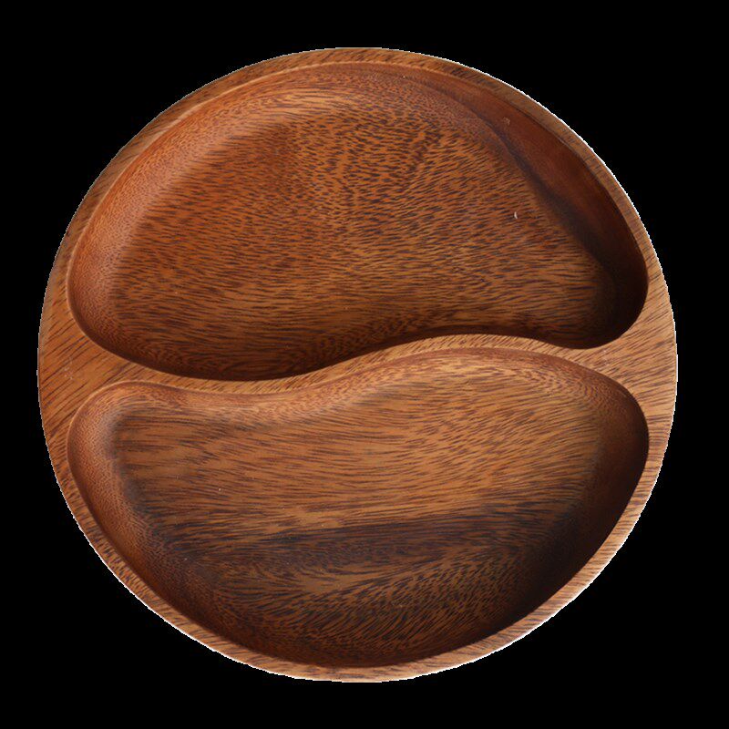 胡桃木质干果盘高档零食盘水果盘坚果瓜子拼盘茶点盘实木分格碗