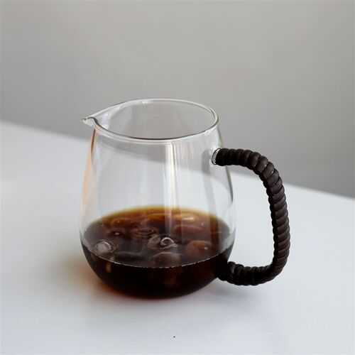 普普COMMON 藤编咖啡壶冷萃分享壶耐热玻璃咖啡杯简约茶壶家用