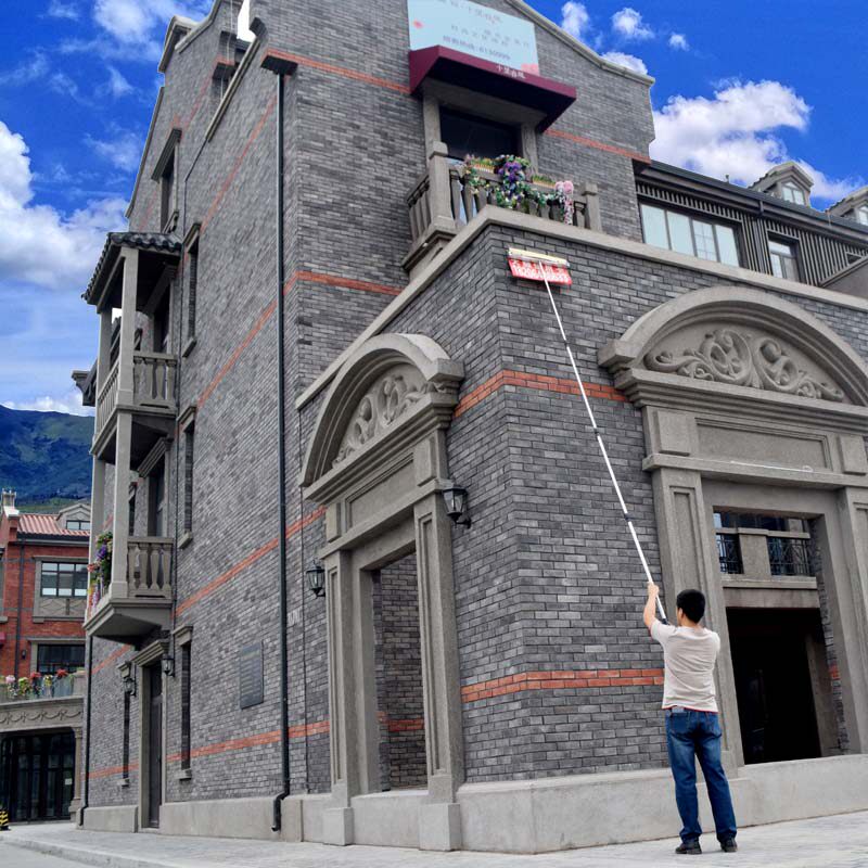 展业神器加粗伸缩杆贴广告工具便携不干胶横幅KT板喷绘地产铝材