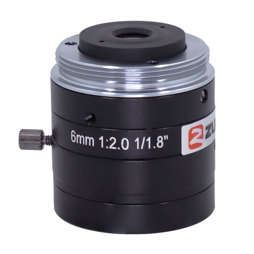 工业镜头6mm500万像素C口相机镜头1/1.8英寸机器视觉高清检测镜头